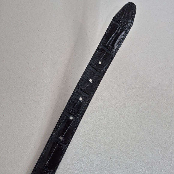 Brighton 3-Way Reversible Tan & Black Croc Embossed Leather Belt - Size 34 / L - Picture 14 of 16